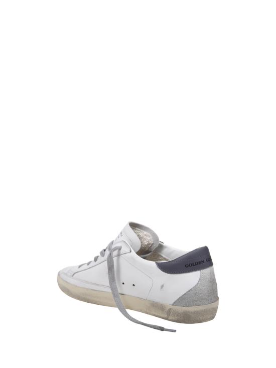 26FW 골든구스 스웨이드 스타 슈퍼스타 클래식 스니커즈 GWF00102 F006113 11915 WHITE ICE DARK GRAY - GOLDEN GOOSE