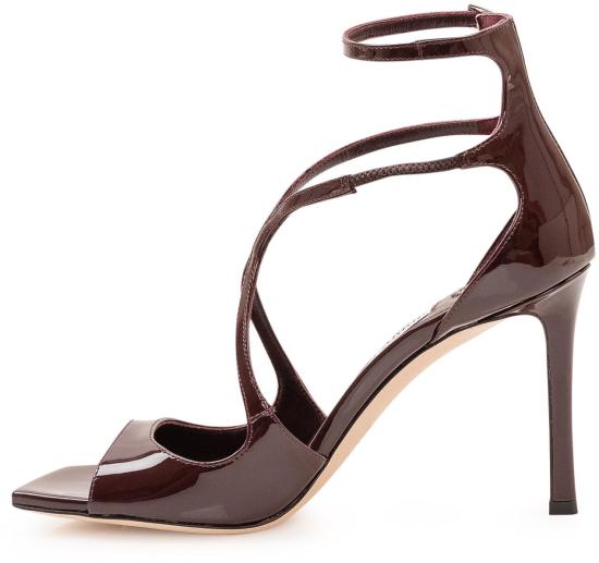 26FW 지미추 샌들 J000178790DEEPMERLOT BROWN - JIMMY CHOO