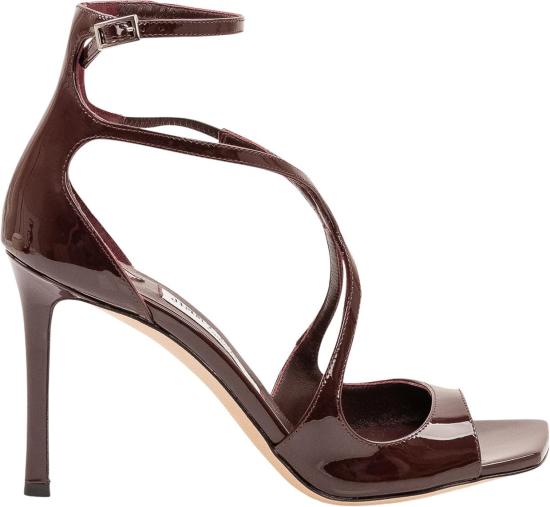 26FW 지미추 샌들 J000178790DEEPMERLOT BROWN