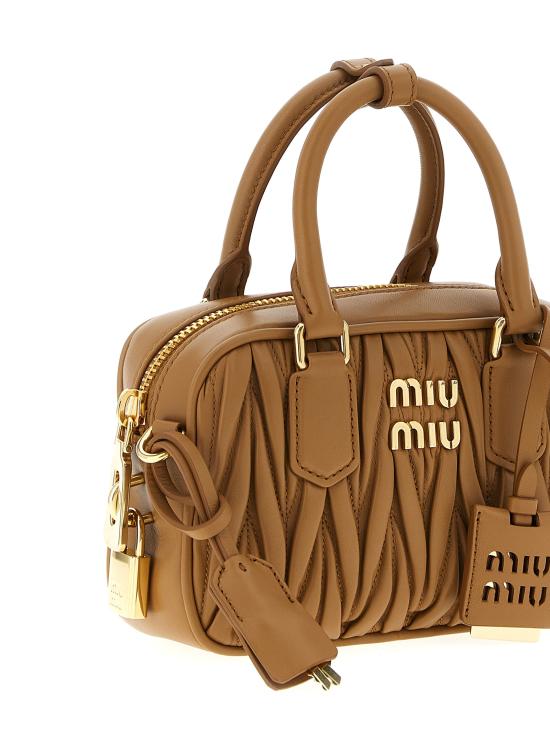 26SS 미우미우 토트백 5BB123VYONAN88F098L Brown - MIU MIU