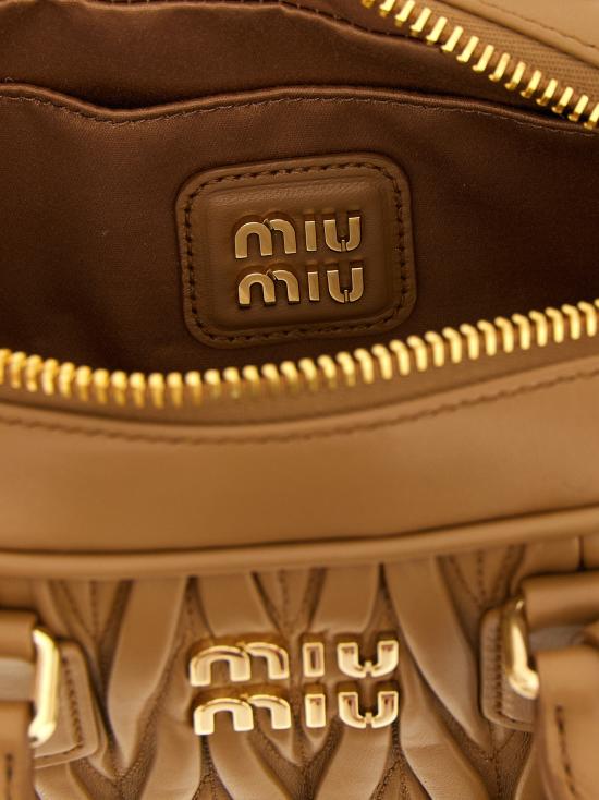26SS 미우미우 토트백 5BB123VYONAN88F098L Brown - MIU MIU