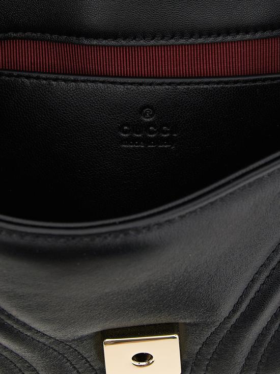 26FW 구찌 GG 마몽 스몰 숄더백 837280AAE381000 Black - GUCCI