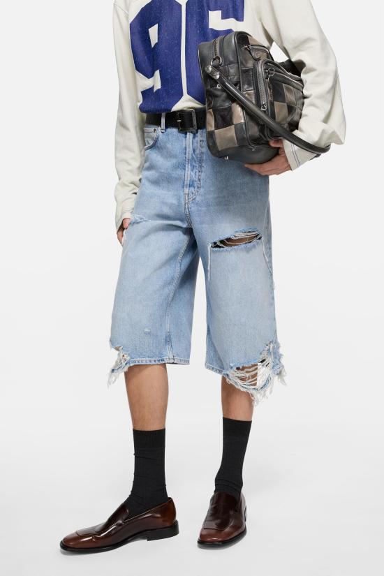 26FW 아크네 스튜디오 숏팬츠 CE0086 228 Light blue - ACNE STUDIOS