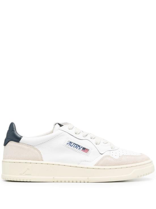 26FW 오트리 메달리스트 로우 스니커즈 AULM LS28 WHT BLUE - AUTRY