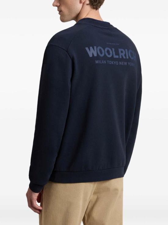 26SS 울리치 긴팔 티셔츠 CFWOSW2032MRUT53773989 Blue - WOOLRICH