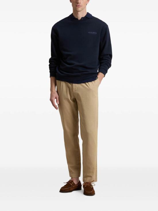 26SS 울리치 긴팔 티셔츠 CFWOSW2032MRUT53773989 Blue - WOOLRICH
