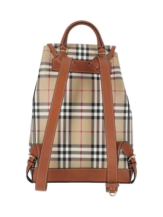 26SS 버버리 체크 캔버스 백팩 8109797A9534 Beige - BURBERRY