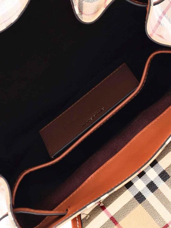 26SS 버버리 체크 캔버스 백팩 8109797A9534 Beige - BURBERRY