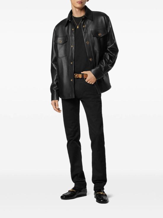 26SS 베르사체 팬츠 10194611A168631D040 Black - VERSACE