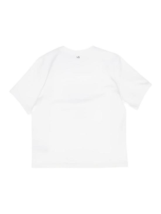 26SS 빅토리아 베컴 반팔 티셔츠 1226JTS007458A9831 White - VICTORIA BECKHAM