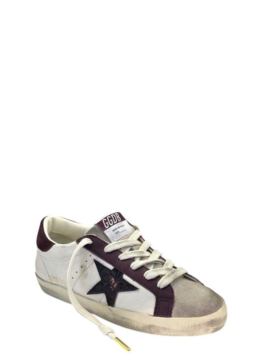 26FW 골든구스 슈즈 GWF01002F008761 15993 BUTTER BEIGE BURGUNDY - GOLDEN GOOSE