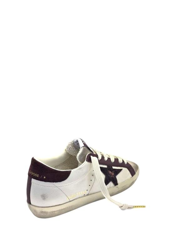 26FW 골든구스 슈즈 GWF01002F008761 15993 BUTTER BEIGE BURGUNDY - GOLDEN GOOSE