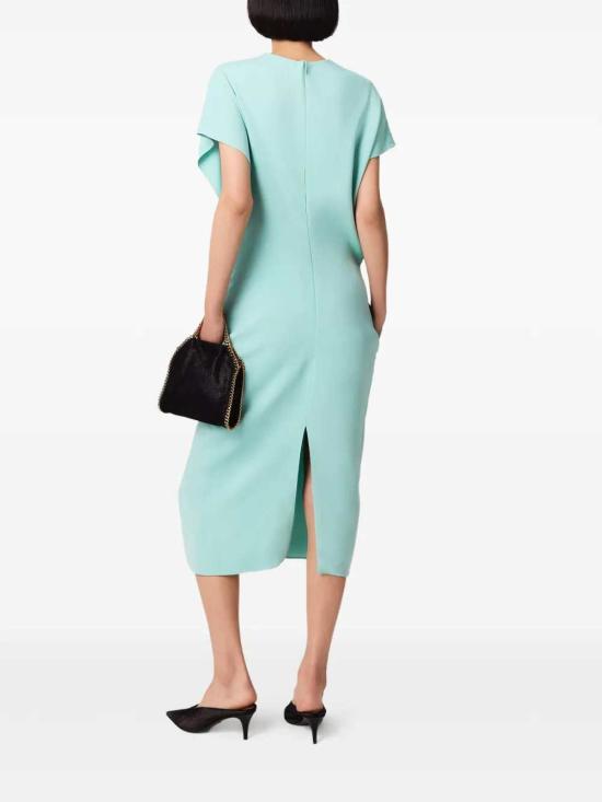 26FW 스텔라 맥카트니 미디 원피스 6A05613IU303 3902 AQUAMARINE - STELLA MCCARTNEY