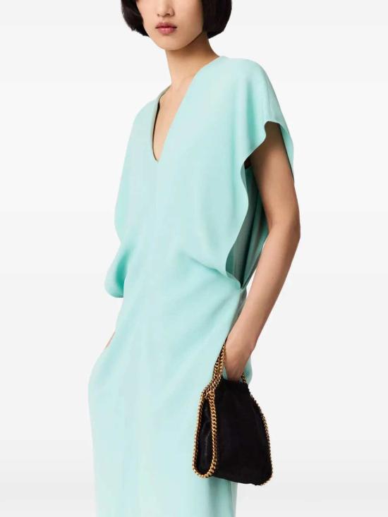 26FW 스텔라 맥카트니 미디 원피스 6A05613IU303 3902 AQUAMARINE - STELLA MCCARTNEY