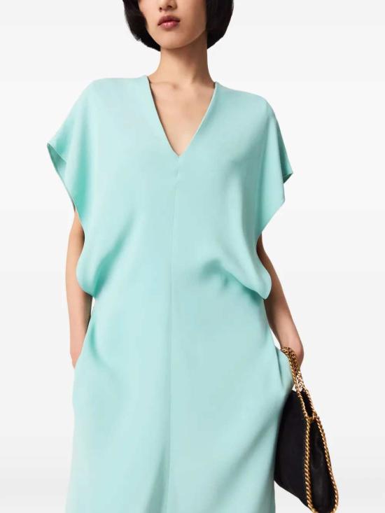 26FW 스텔라 맥카트니 미디 원피스 6A05613IU303 3902 AQUAMARINE - STELLA MCCARTNEY