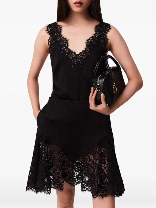 26FW 스텔라 맥카트니 미디 스커트 6301883FU302 1000 BLACK - STELLA MCCARTNEY