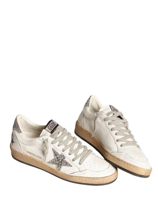 26FW 골든구스 글리터 스타 볼스타 스니커즈 GWF00117F003773 11325 WHITE SILVER - GOLDEN GOOSE