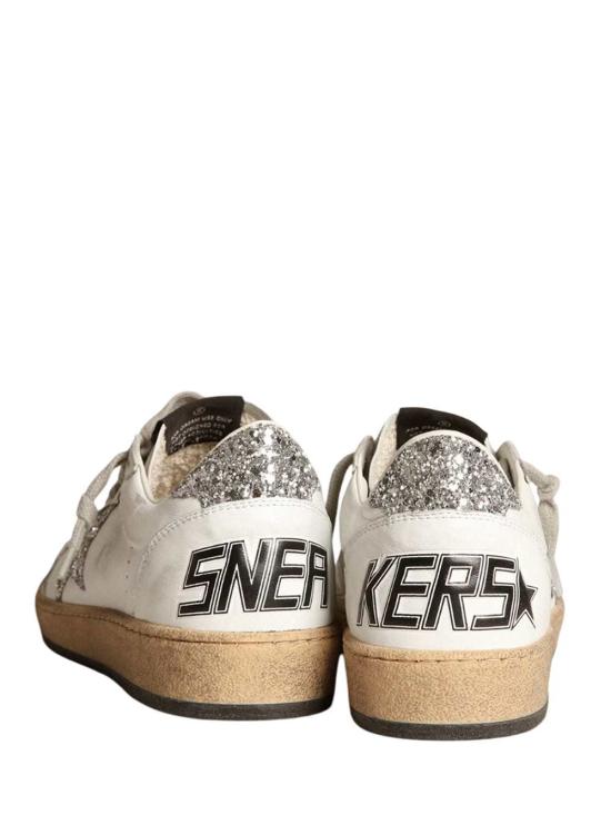 26FW 골든구스 글리터 스타 볼스타 스니커즈 GWF00117F003773 11325 WHITE SILVER - GOLDEN GOOSE