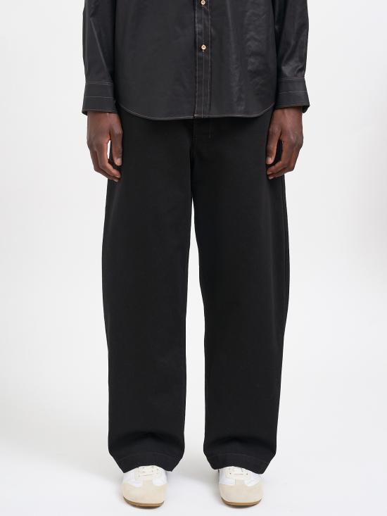 26SS 르메르 스트레이트 팬츠 NPA1244LD1055BK999 BLACK - LEMAIRE