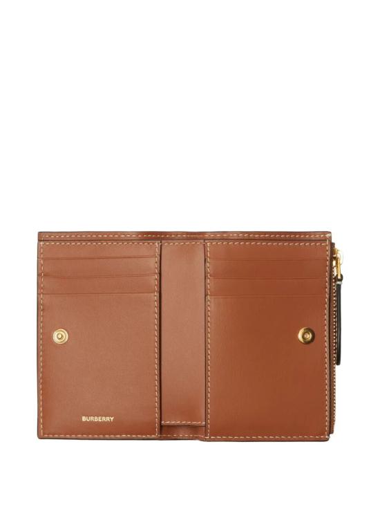 26FW 버버리 체크 숏 월렛 8109807 A9534 BROWN - BURBERRY