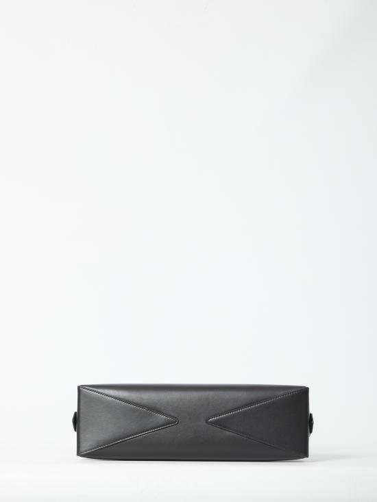 26FW 알라이아 르 테켈 미디움 레더 숄더백 AA1S06033I061 999 BLACK - ALAIA