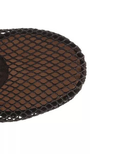 26FW 알라이아 피쉬넷 발레 플랫 AA3A029TK061 733 BROWN - ALAIA
