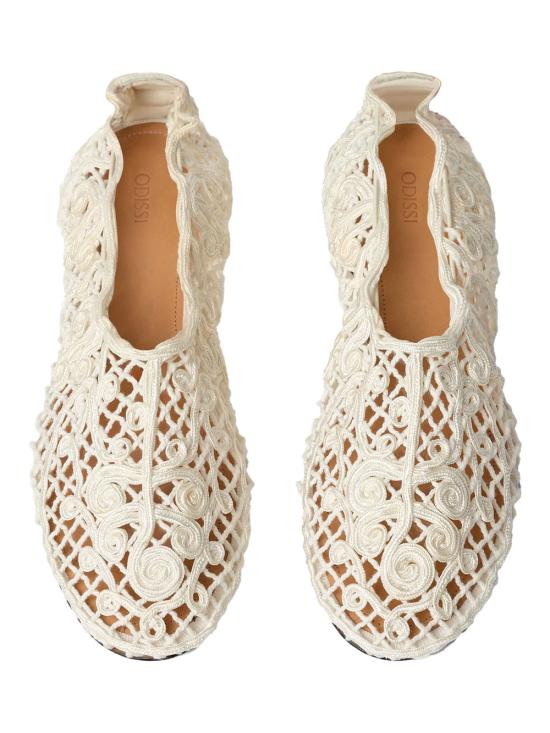 26SS 오디시 플랫 슈즈 OD46039A 150 WHITE - ODISSI