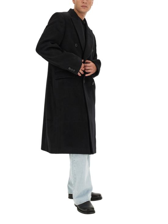  아워레가시 헤어리 울 웨일 코트 M4201WB BLACKHAIRYWOOL - OUR LEGACY