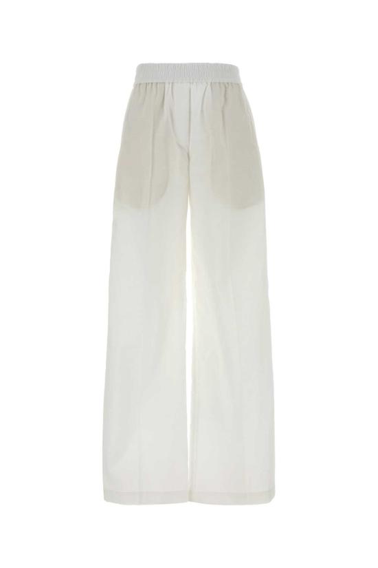 26SS 브루넬로 쿠치넬리 스트레이트 팬츠 M0F79P9131 C600 WHITE