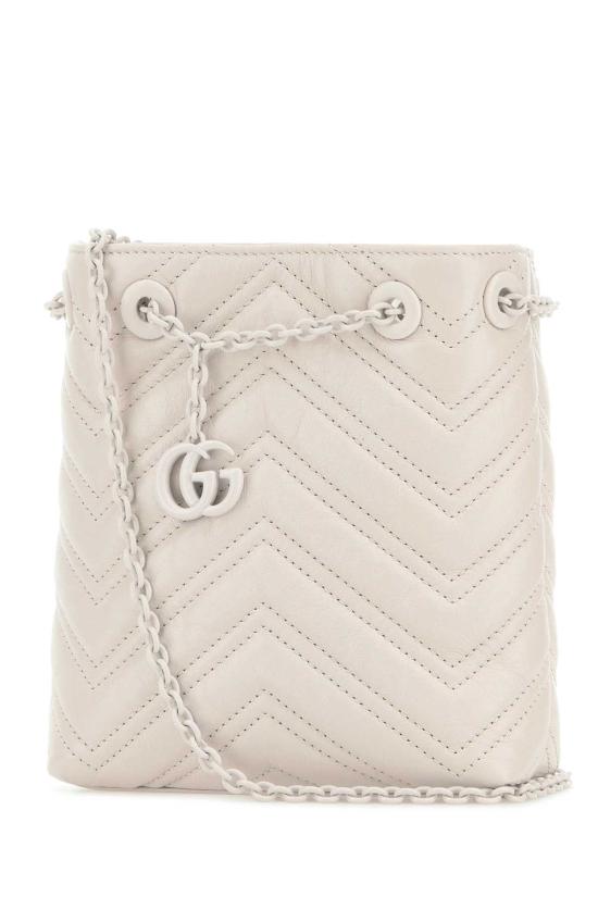 26SS 구찌 GG 마몽 나노 버킷백 856404AAFS1 9540 WHITE - GUCCI