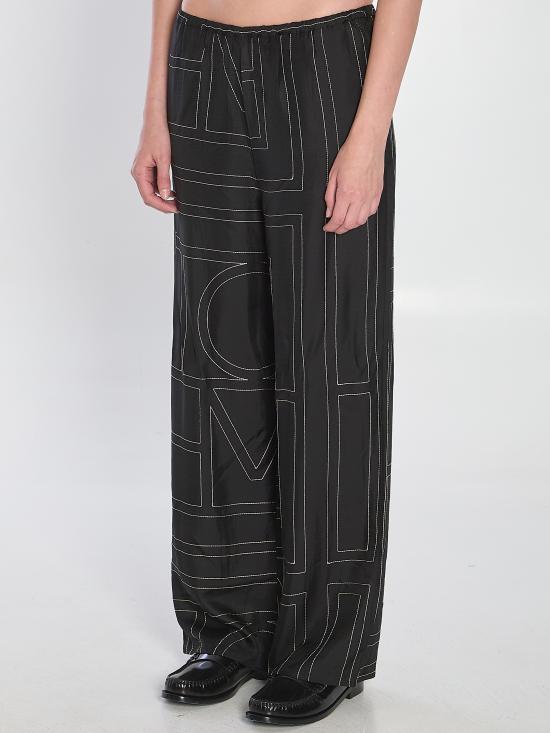 26SS 토템 스트레이트 팬츠 213255707 925 BLACK - TOTEME