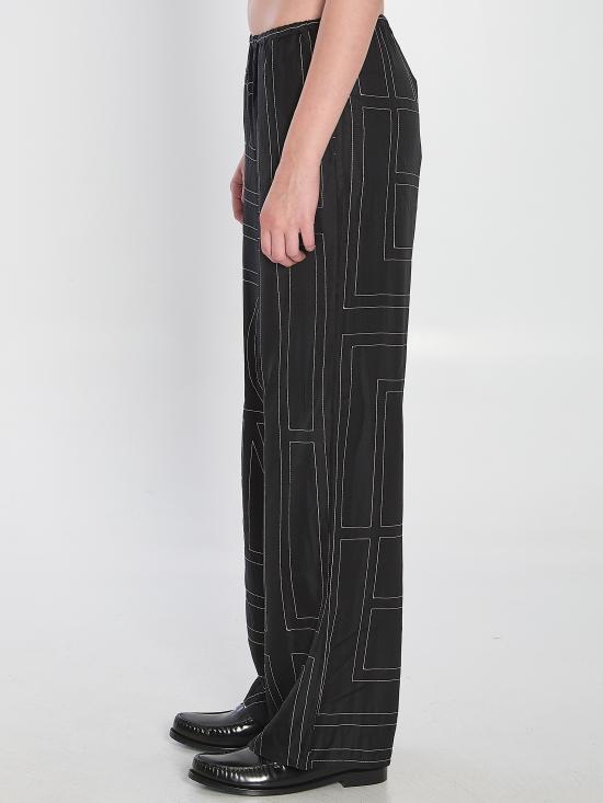 26SS 토템 스트레이트 팬츠 213255707 925 BLACK - TOTEME