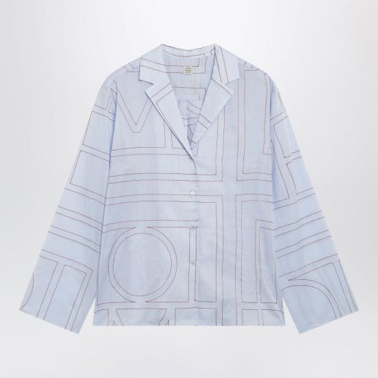 26FW 토템 블라우스 243WRT976FB0239 206 LIGHT BLUE