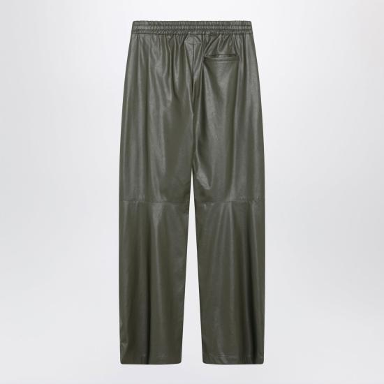 26FW MM6 메종마르지엘라 가죽 팬츠 S52KA0575S53057 728 GREEN - MM6 MAISON MARGIELA