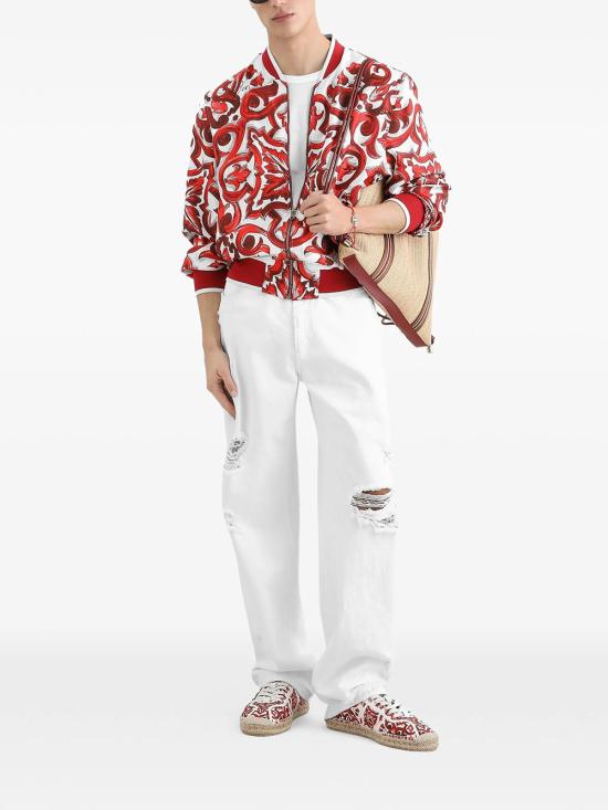 26FW 돌체앤가바나 반팔 티셔츠 G8PV1TG7Q1Q W0800 WHITE - DOLCE & GABBANA