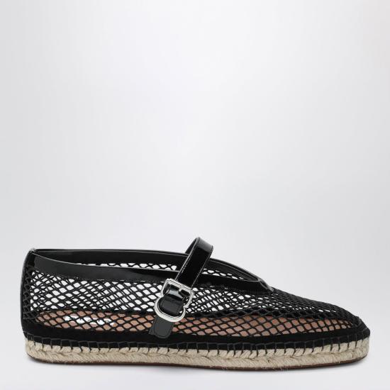 26FW 알라이아 플랫 슈즈 AA3P1002A028NY 999 BLACK