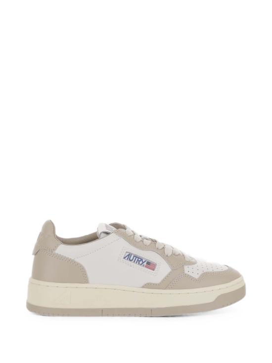 26FW 오트리 메달리스트 로우 레더 스니커즈 AULWWB67 WHITE