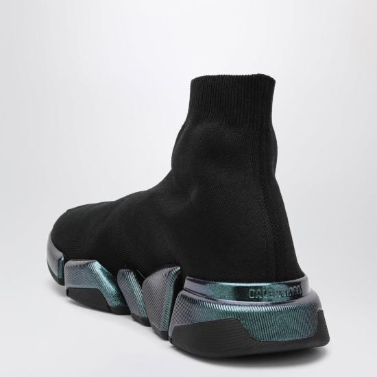 26FW 발렌시아가 스피드 2.0 이리데슨트 스니커즈 617239W2DDB 1040 BLACK - BALENCIAGA
