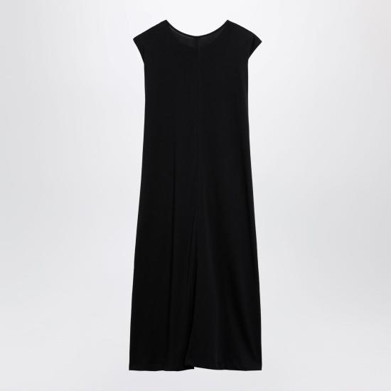 26FW 토템 미디 원피스 263WRD0347FB0669 001 BLACK - TOTEME