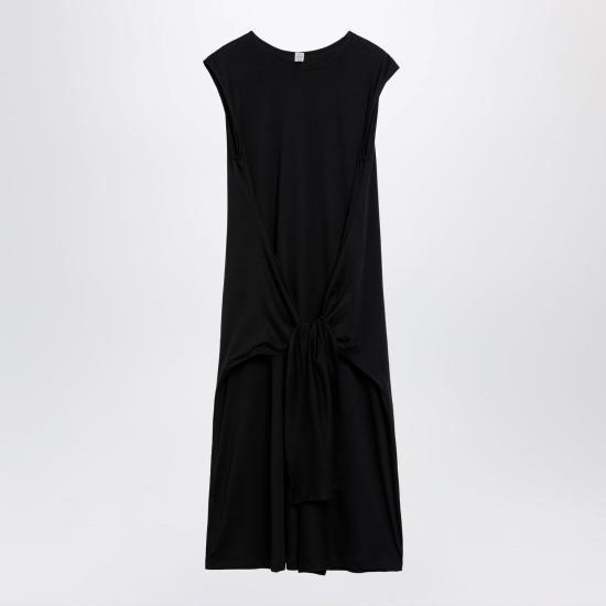 26FW 토템 미디 원피스 263WRD0347FB0669 001 BLACK