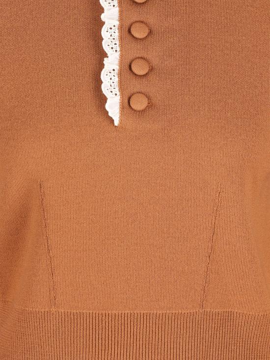 26FW 끌로에 터틀넥 CH26AMP01600 246 BROWN - CHLOE