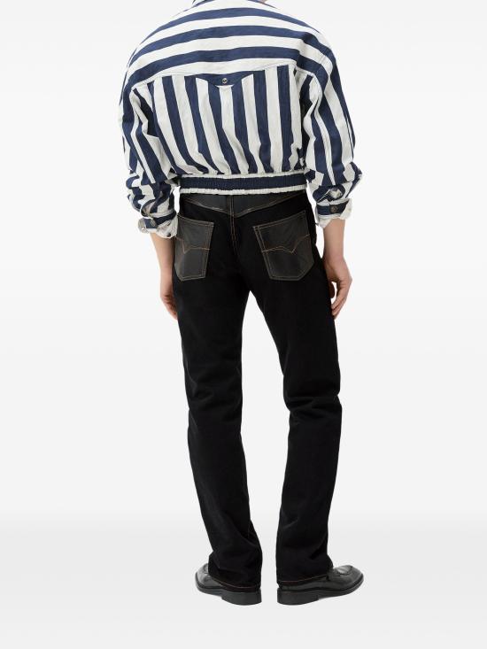 26FW 베르사체 스트레이트 팬츠 10259021A18406 2DC90 BLACK - VERSACE
