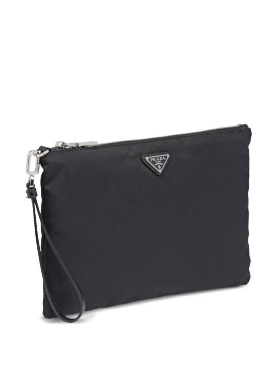 26SS 프라다 리나일론 앤 사피아노 레더 파우치 2NH0062DMH F0002 BLACK - PRADA