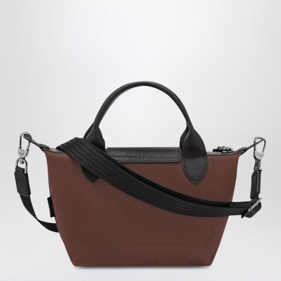 26FW 롱샴 르 플리아쥬 에너지 탑 핸들백 XS L1500HSR 742 BROWN - LONGCHAMP