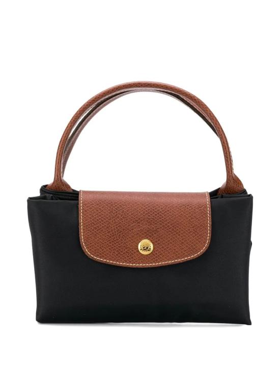 26SS 롱샴 르 플리아쥬 오리지널 M 탑핸들백 L1623089 001 BLACK - LONGCHAMP