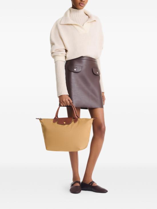 26SS 롱샴 르 플리아쥬 오리지널 M 탑핸들백 L1623089 P86 BEIGE - LONGCHAMP