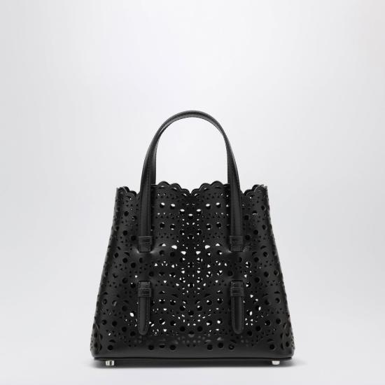 26FW 알라이아 토트백 AA1S06720I251LE 999 BLACK - ALAIA
