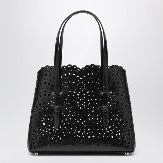 26FW 알라이아 토트백 AA1S06725I251LE 999 BLACK - ALAIA