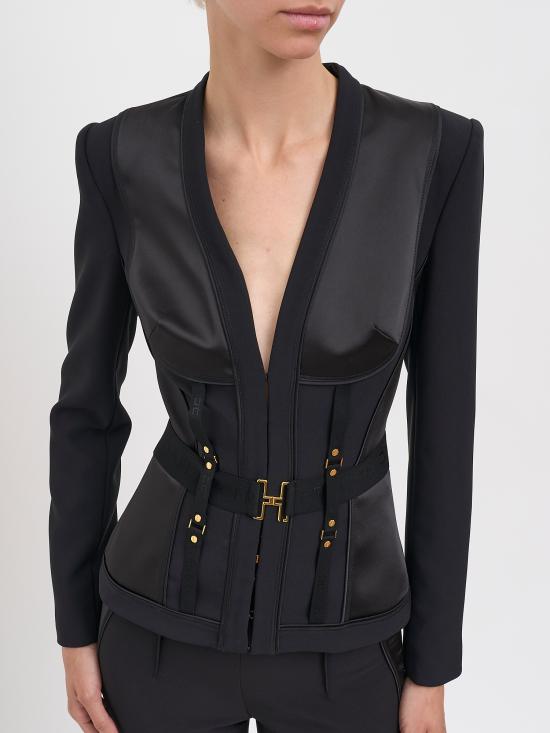 26SS 엘리자베타프랜치 자켓 NGI23362E2110 BLACK - ELISABETTA FRANCHI