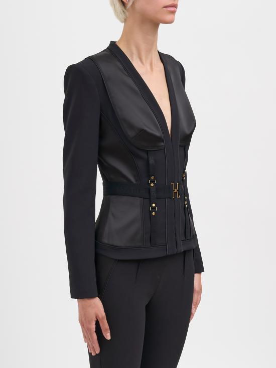 26SS 엘리자베타프랜치 자켓 NGI23362E2110 BLACK - ELISABETTA FRANCHI